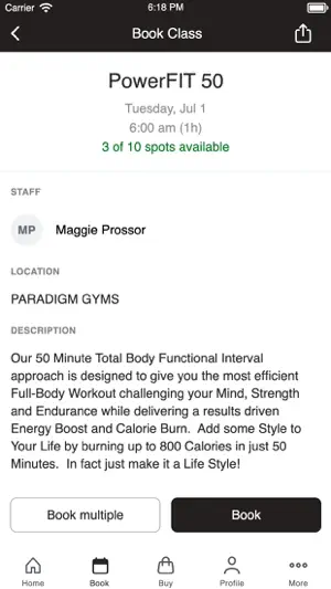PARADIGM GYMS screenshot 3