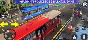 Police Bus Simulator Game 2024 screenshot #6 for iPhone