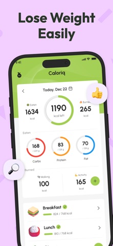 Calorie Tracker - Caloriq AI screenshot