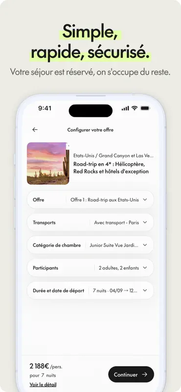 Voyage Privé : Vols et Hôtels screenshot 5 of 6