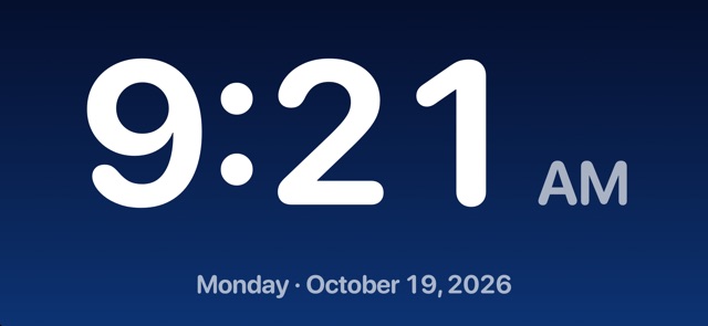Fold Clock screenshot 1