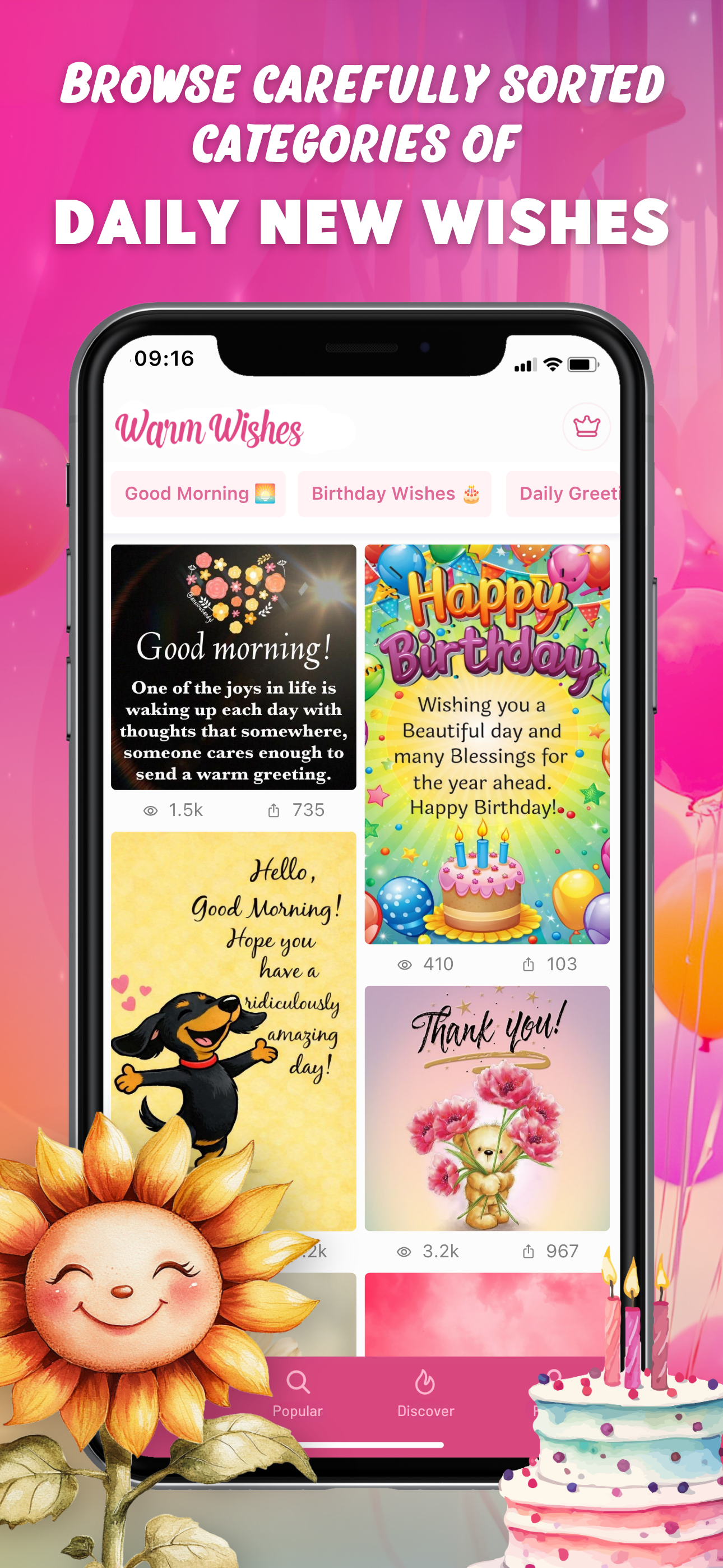 Warm Wishes: Greetings & Cards screenshot 2