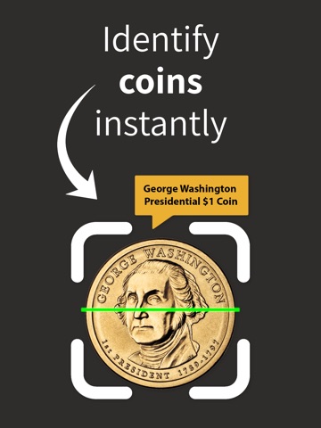 Coin Identifier: AI Scan iPad screenshot