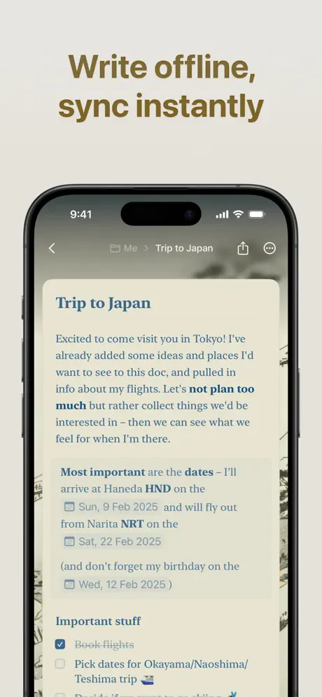 Craft: Notes, Documents, AI screenshot 2 of 6