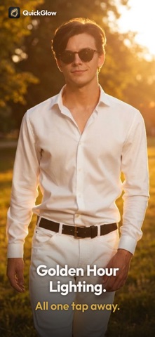 QuickGlow: AI Portrait Editor screenshot