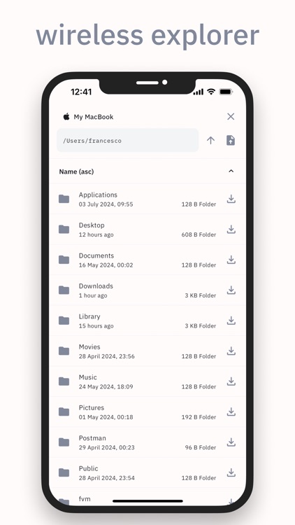 Qudit - Wireless file explorer
