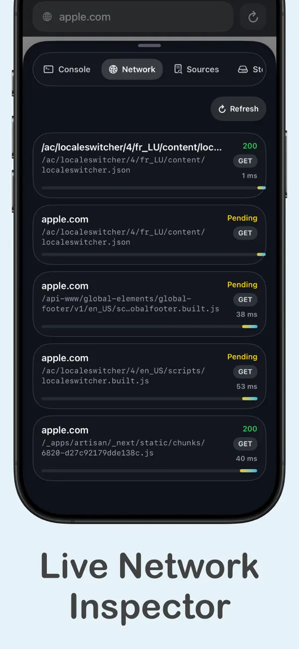 #2. DevInspect Browser (iOS) Bởi: Cederic Schmid