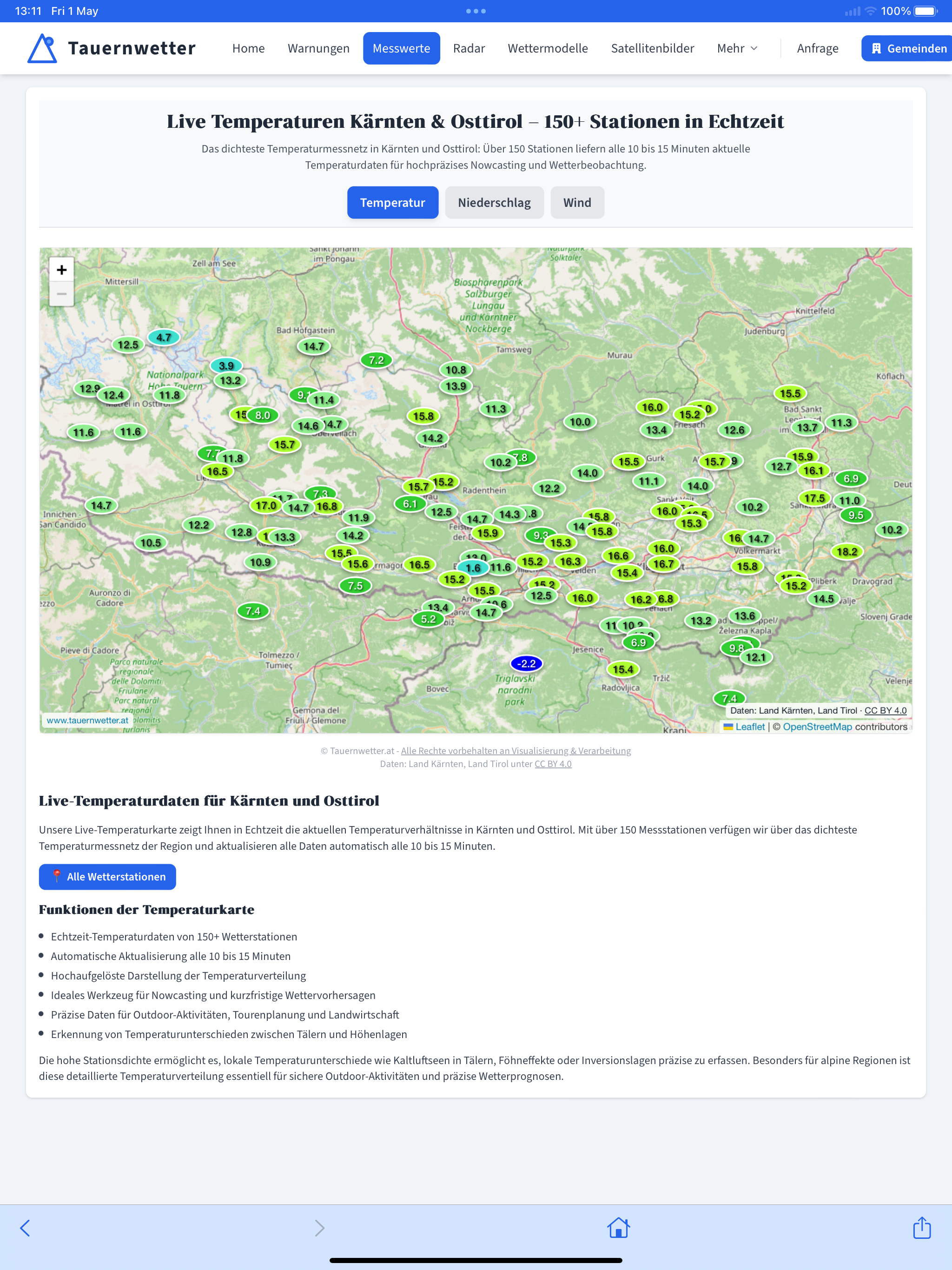 Tauernwetter