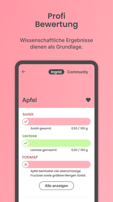 Screenshot #2 pour Frag Ingrid: Lebensmittelliste
