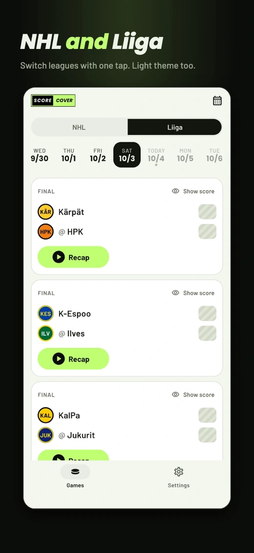 ScoreCover screenshot 8