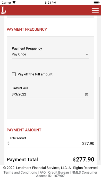 Lendmark Mobile Screenshot