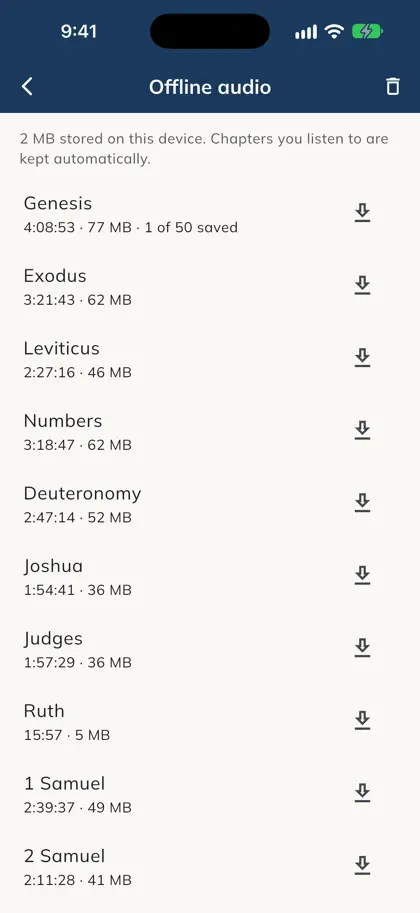 KJV Bible - Large Print screenshot 3 of 6
