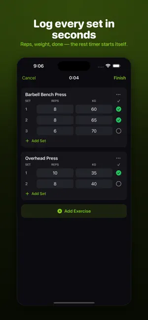 GymLedger: Gym Workout Tracker screenshot 2