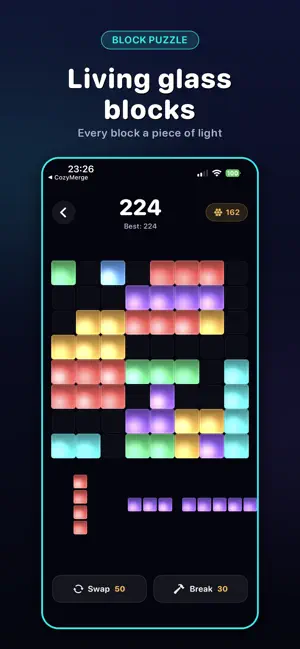 Blokko: Glass Block Puzzle screenshot 4
