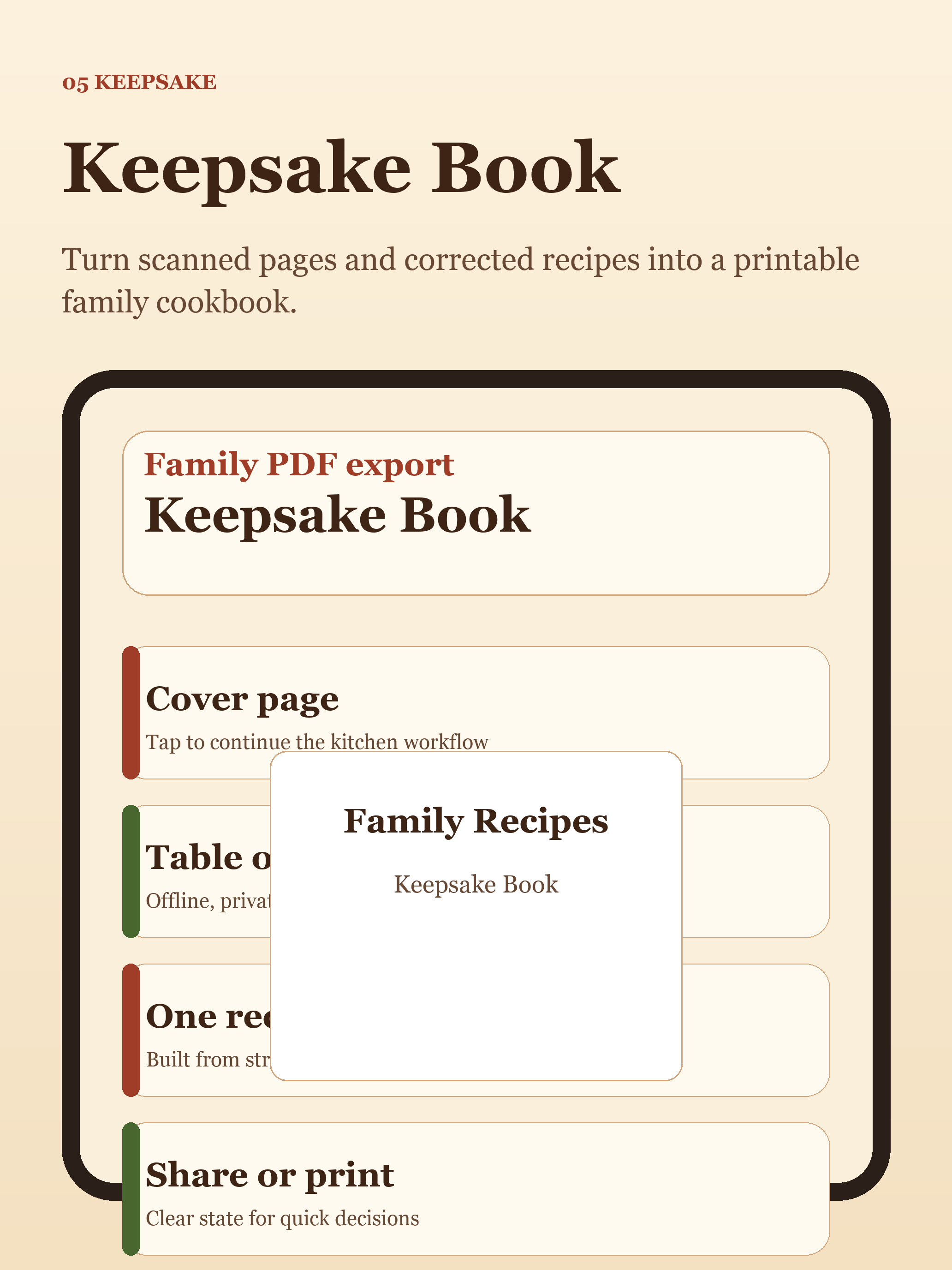 Grandma's Old Cookbook iPad screenshot 5 of 5