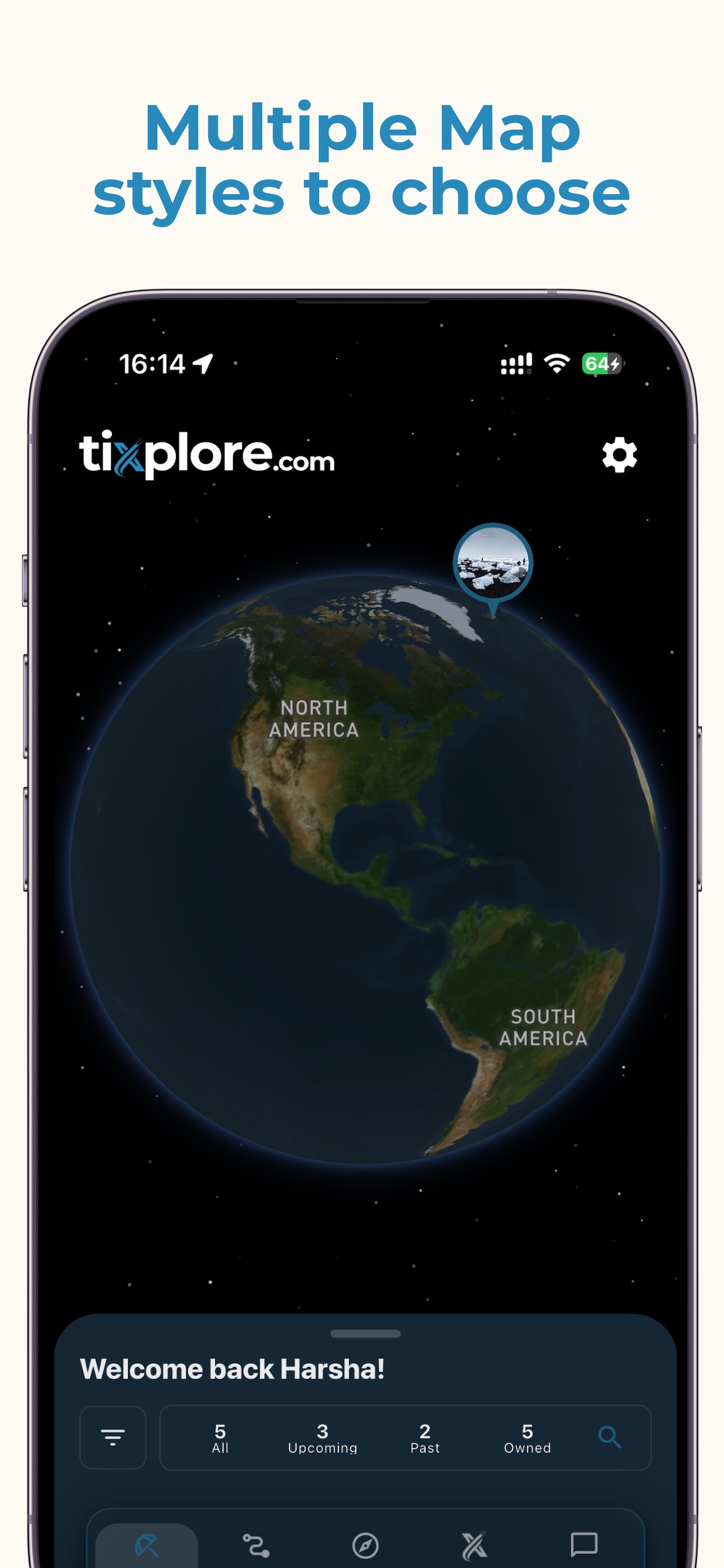 Screenshot 3 of Tixplore: Travel Animator