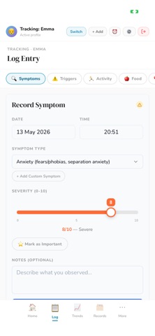 PANDAS Tracker Screenshot 3 of 8