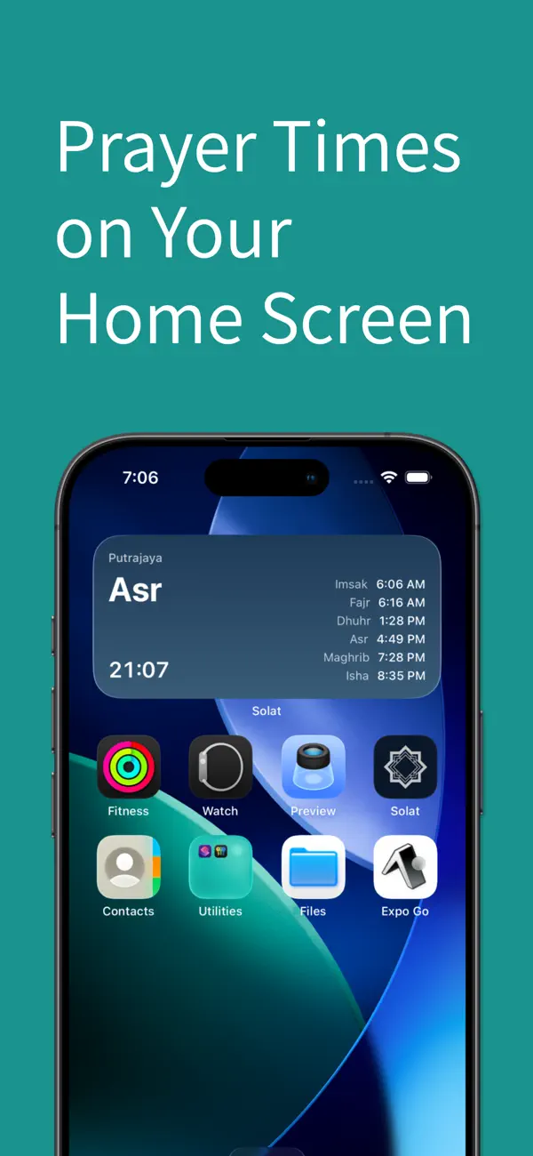 #4. Solat - Muslim Prayer Reminder (iOS) By: BAYAQ PLT
