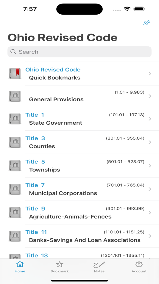 Ohio Revised Code, OH Laws ORC - 9.240404 - (iOS)