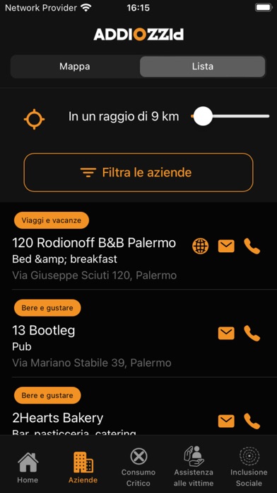 Screenshot 2 of Addiopizzo App