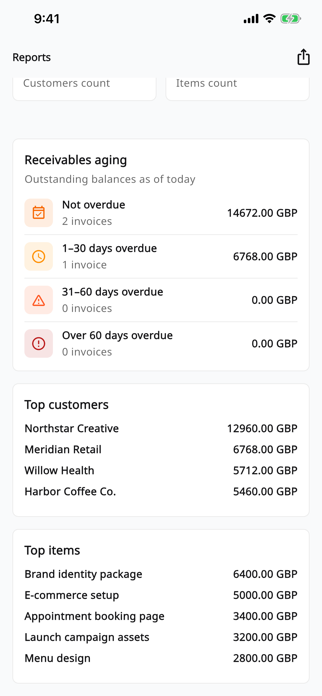 Fatortak: Invoice Maker Screenshot 9 of 10