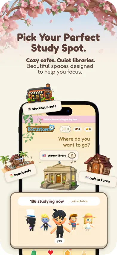 Focustown: Study With Friends screenshot 2