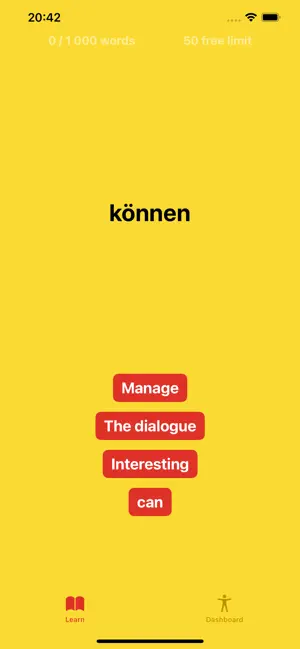 1000 German Words To Learn screenshot 1