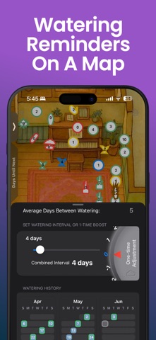 The Plant Map | Care Tracker iPhone screenshot