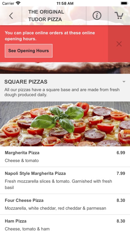 The Original Tudor Pizza