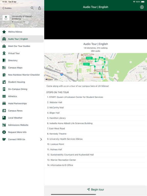 University of Hawaii at Manoa app screenshot 2