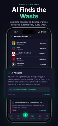 SubRadar AI: Subscriptions Screenshot 4 of 6
