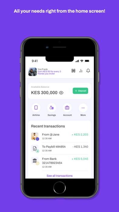 Fingo Africa - Digital Banking Screenshot