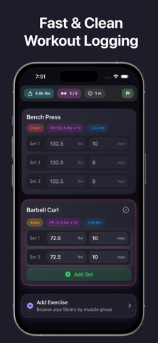 Altrix Gym Log Workout Tracker Screenshot 2 of 10