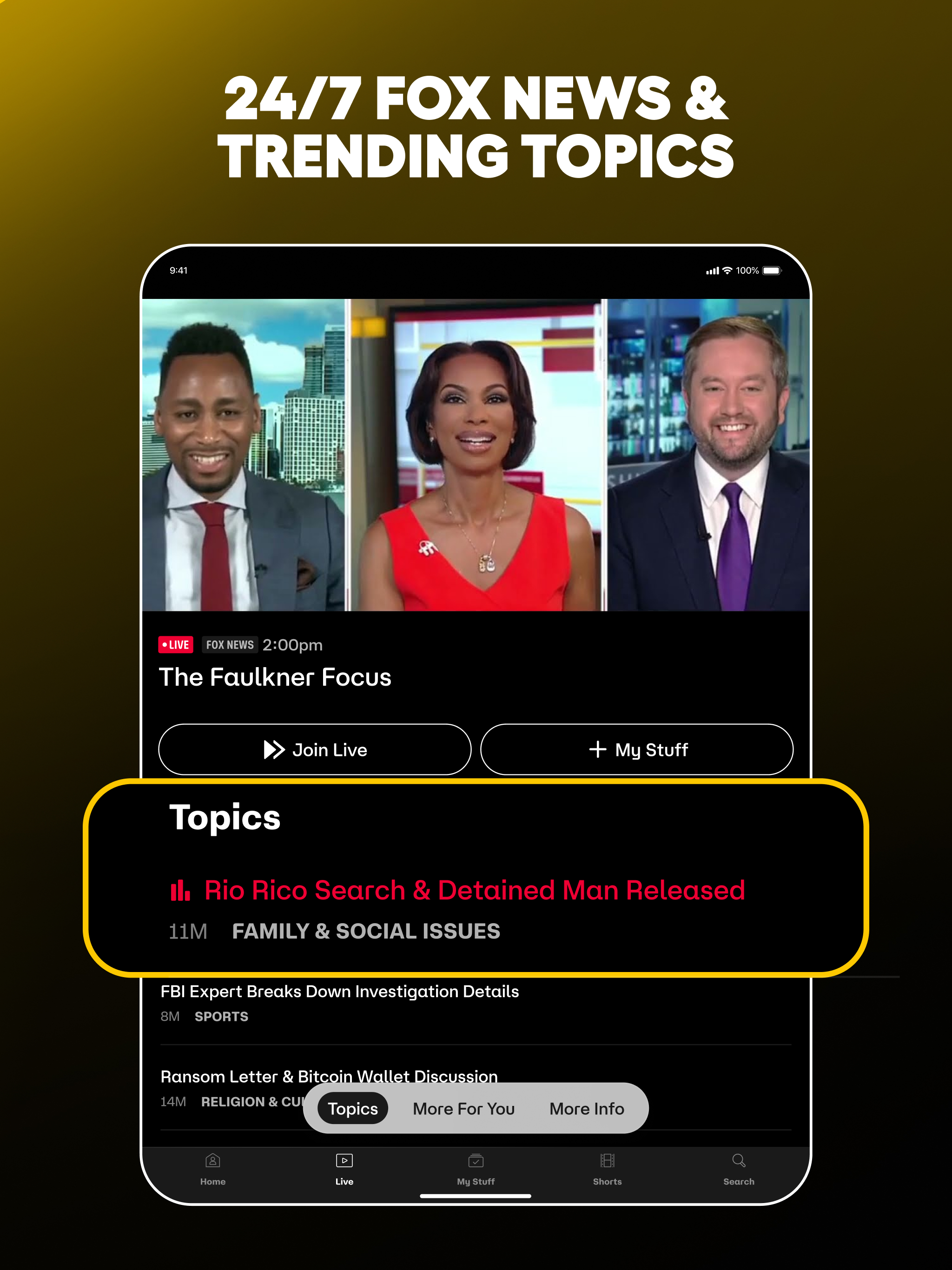 FOX One: Live News, Sports, TV store screenshot 8