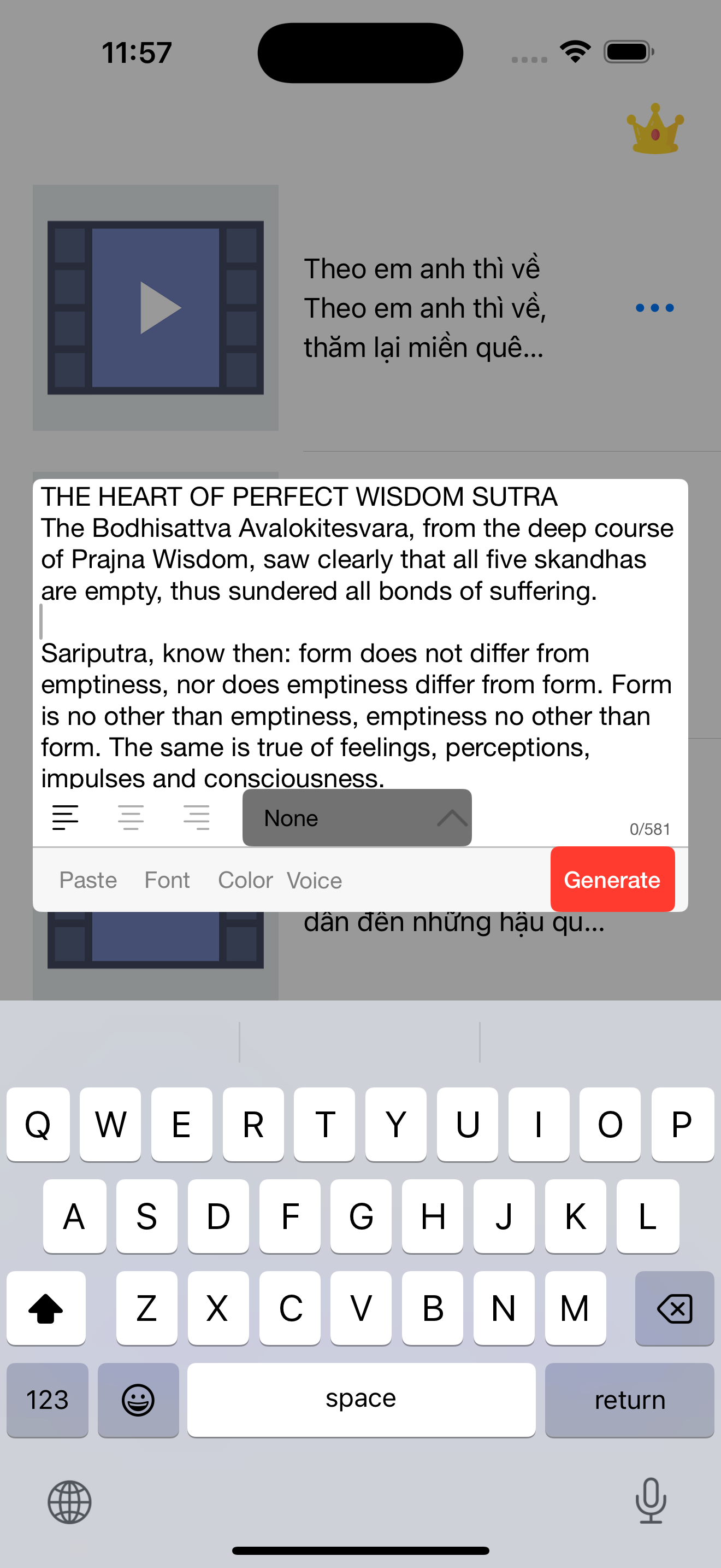 AI Voice Generator Video-Maker screenshot 1