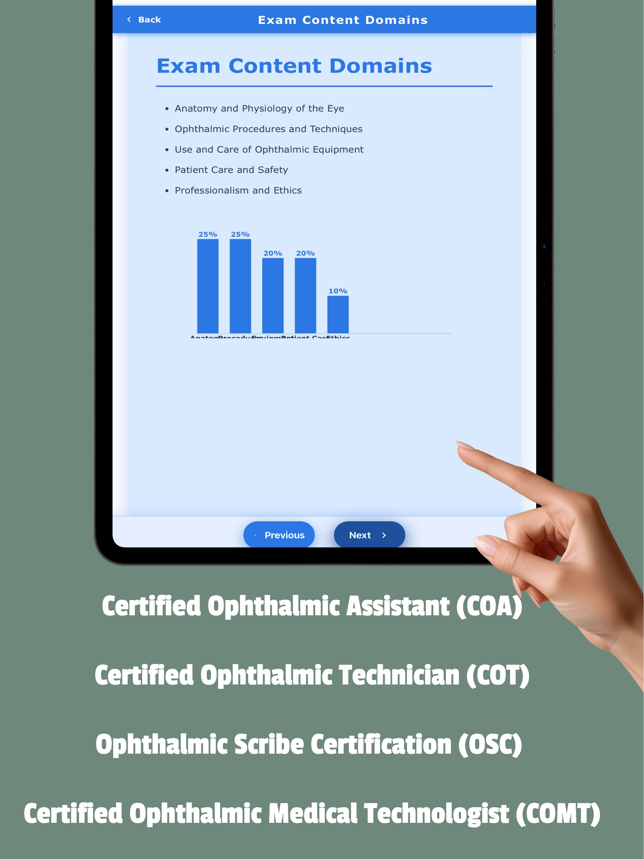 COA & COT Ophthalmology Prep screenshot 7