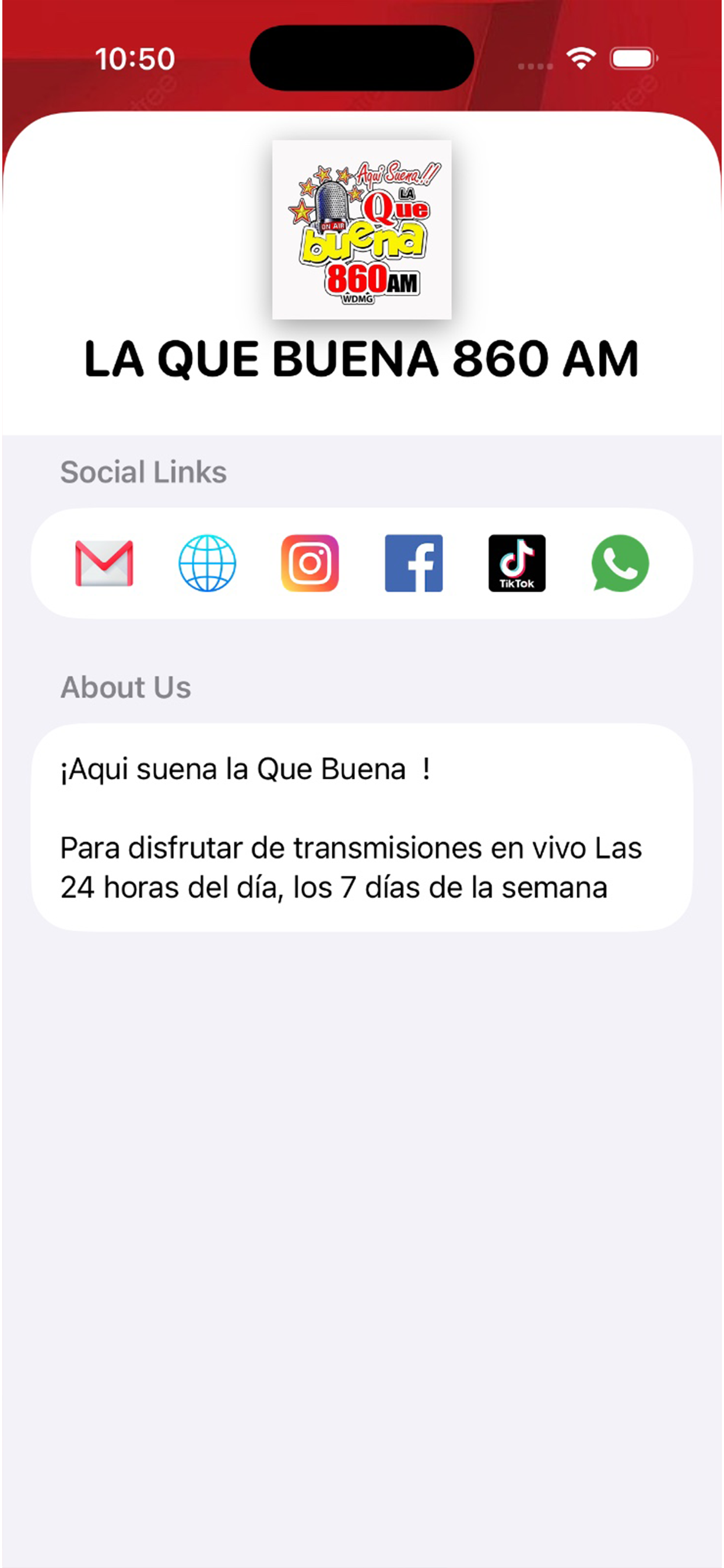 La Que Buena 860 AM screenshot 3