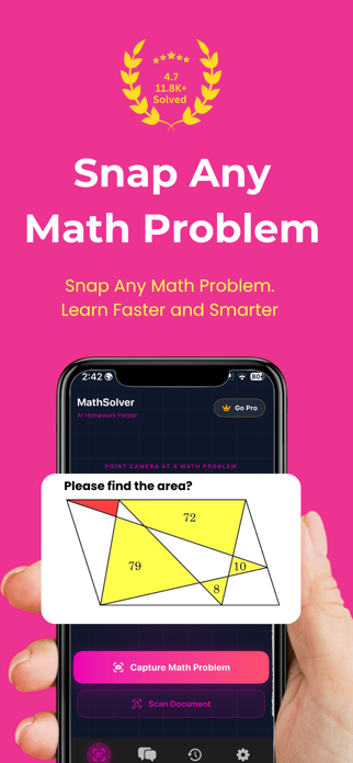 AI Math Helper Homework Solver Screenshot 1 of 4