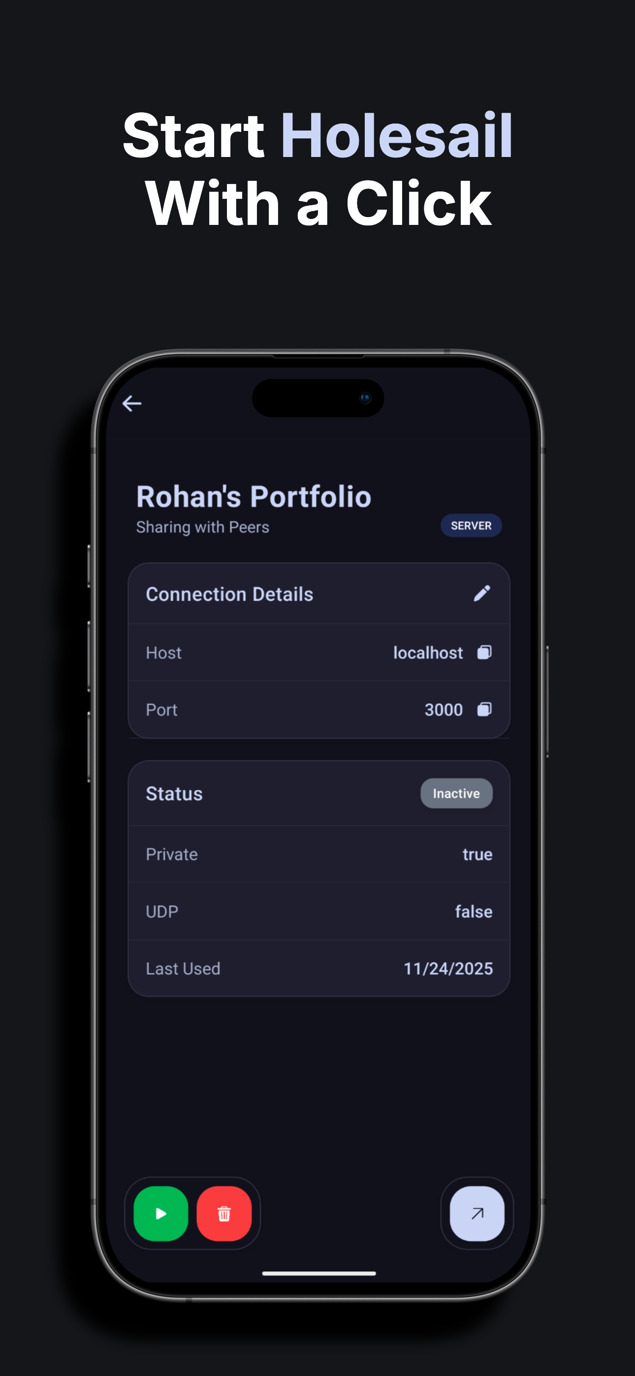 Holesail Go screenshot 4