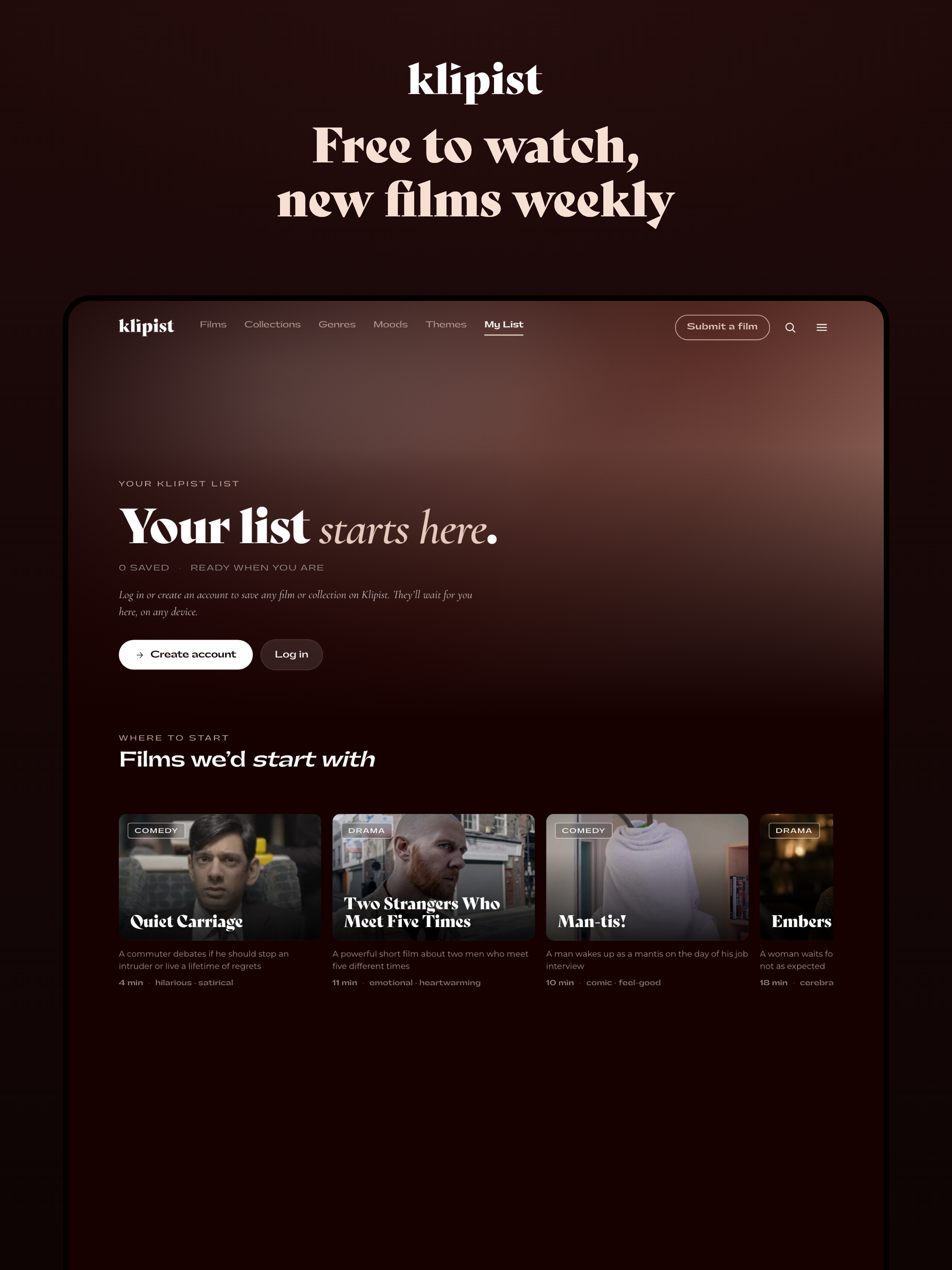 Klipist: Curated Short Films screenshot 12