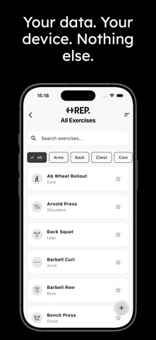 REP. - Smart Strength Tracker Screenshot 8 of 8