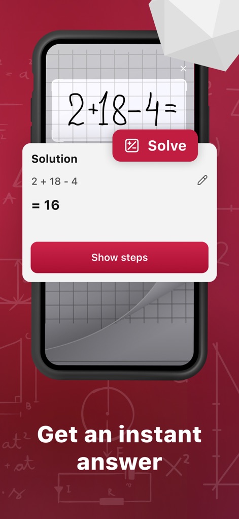 Photosolve - Math Photo App - App de Educación | MWM