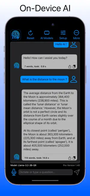 Offline, Secure LLM Chatbot AI screenshot 1