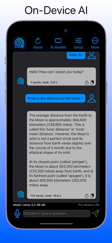 Offline, Secure LLM Chatbot AI Screenshot 1 of 3