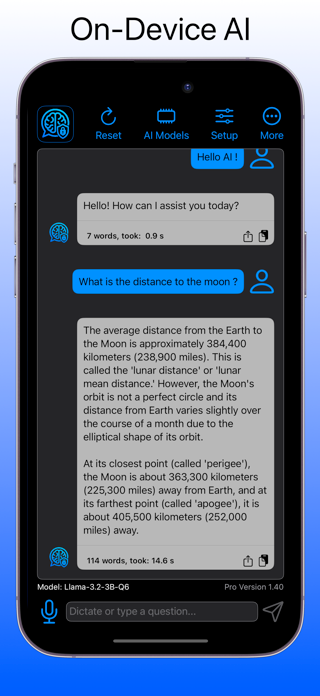 Offline, Secure LLM Chatbot AI Screenshot 1 of 3