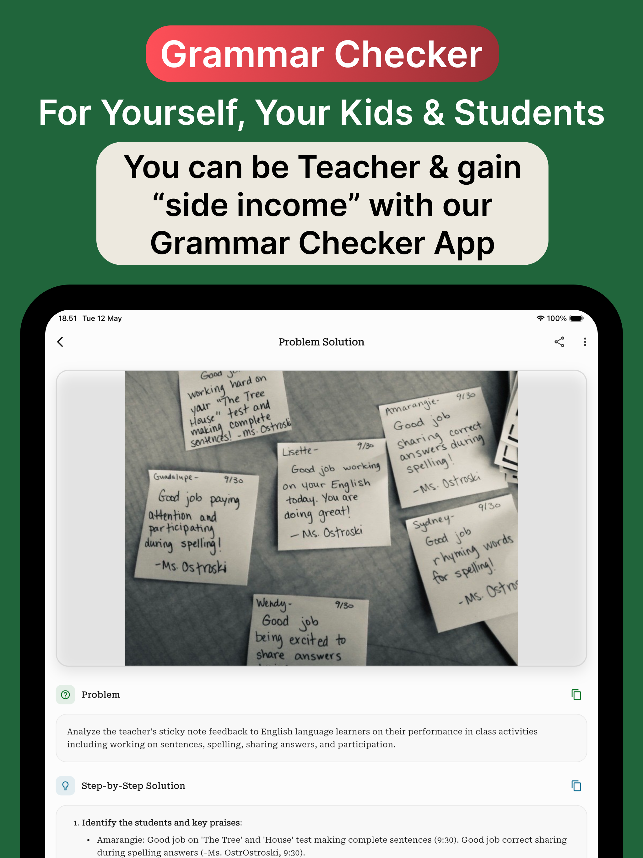 English Homework & Practice AI
