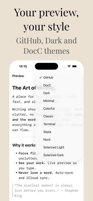 Inkiostro - Markdown Editor Screenshot 5 of 10