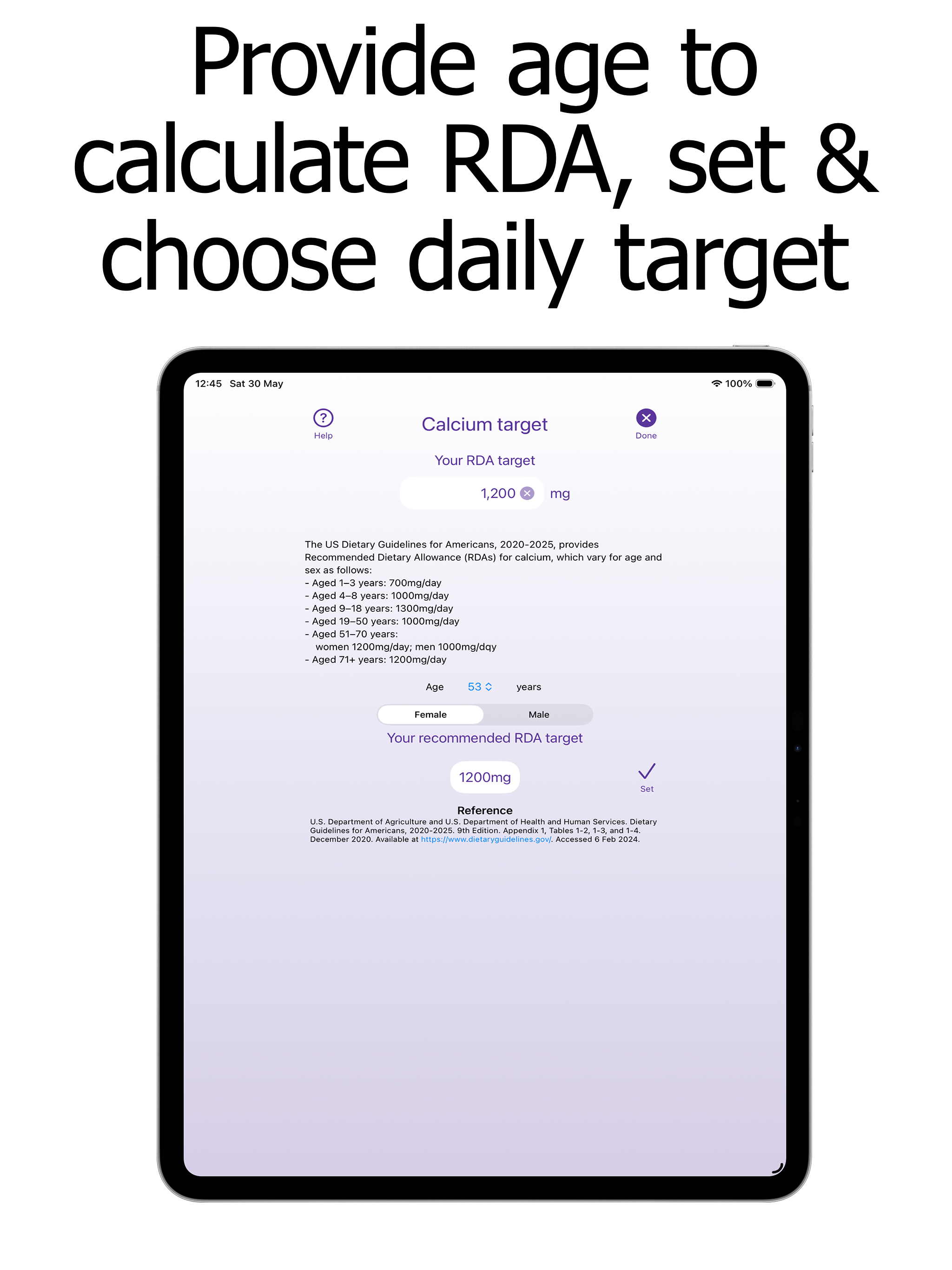 Calcium Counter and Tracker screenshot 12