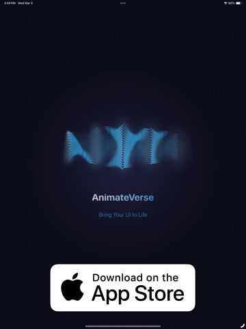 AnimateVerse iPad screenshot