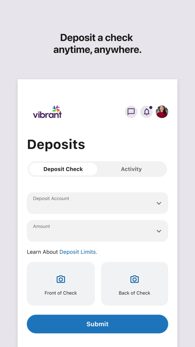 Vibrant CU iPhone screenshot 4 - Finance app